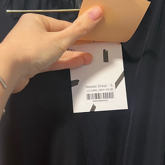 LA LIGNE Natalie Silk-Chiffon Midi Dress - Size Small - Picture 6 of 7